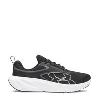 Mens' Charged Surge 5 Running Shoe Black/White view