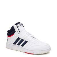 Men's Hoops 3.0 Mid Basketball Shoe FOOTWEAR WHITE/LEGEND INK/VIVID RED view