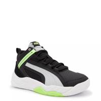 Men's Rebound Future Evo Basketball Shoe PUMA BLACK/PLATINUM GREY/ FAST YELLOW view