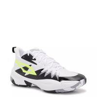 Men's Genetics Basketball Shoe PUMA WHITE/ELECTRIC LIME view