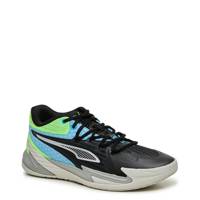 Men's Dagger Basketball Shoe BLACK/BRIGHT AQUA/GREEN GLARE view