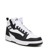 Men's Rebound Mid V6 Basketball Sneaker PUMA BLACK/WHITE view