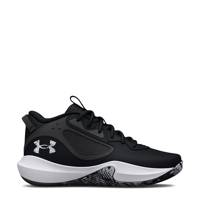 Unisex Lockdown 6 Basketball Shoe BLACK/WHITE/WHITE LEATHER view