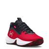 Men's Lockdown 7 Basketball Shoe Red/Black/White view