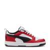 Men's Rebound V6 Low Basketball Shoe PUMA WHITE/PUMA BLACK/CLUB RED view