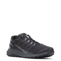 Men's Fly Strike Wide Width Trail Hiking Sneaker Black Wide view
