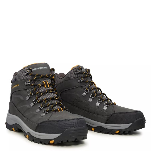 Skechers Relment Daggett Mens Hiking Boots Sz 8 Charcoal Lace Up Relaxed Fit Relaxed Fit: Relment - Daggett main image 3