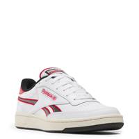 Men's Club C Revenge Sneaker WHITE/RED/BLACK view