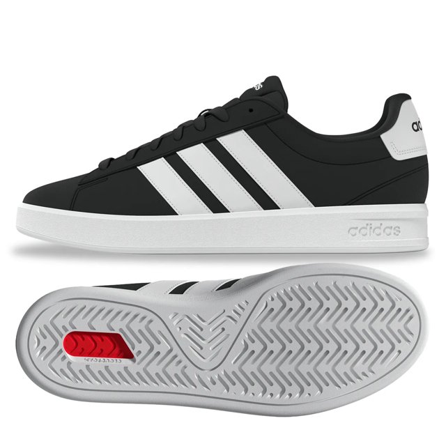 adidas Men's Grand Court 3.0 Wide Width Sneaker | The Shoe Co.