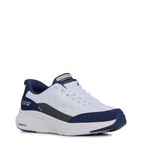 Men’s Hands Free Slip-ins Contour Foam Cozy Fit Sneaker WHITE/NAVY view