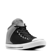 Men's High-Street Mid Sneaker Grey/Black/White view