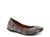 Emmie Ballet Flat Natural Embossed Leather view