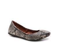 Emmie Ballet Flat Natural Embossed Leather view