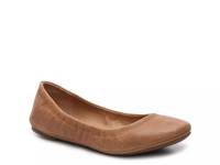 Emmie Ballet Flat Brown Leather view