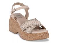 Lucy Wedge Sandal Tan view