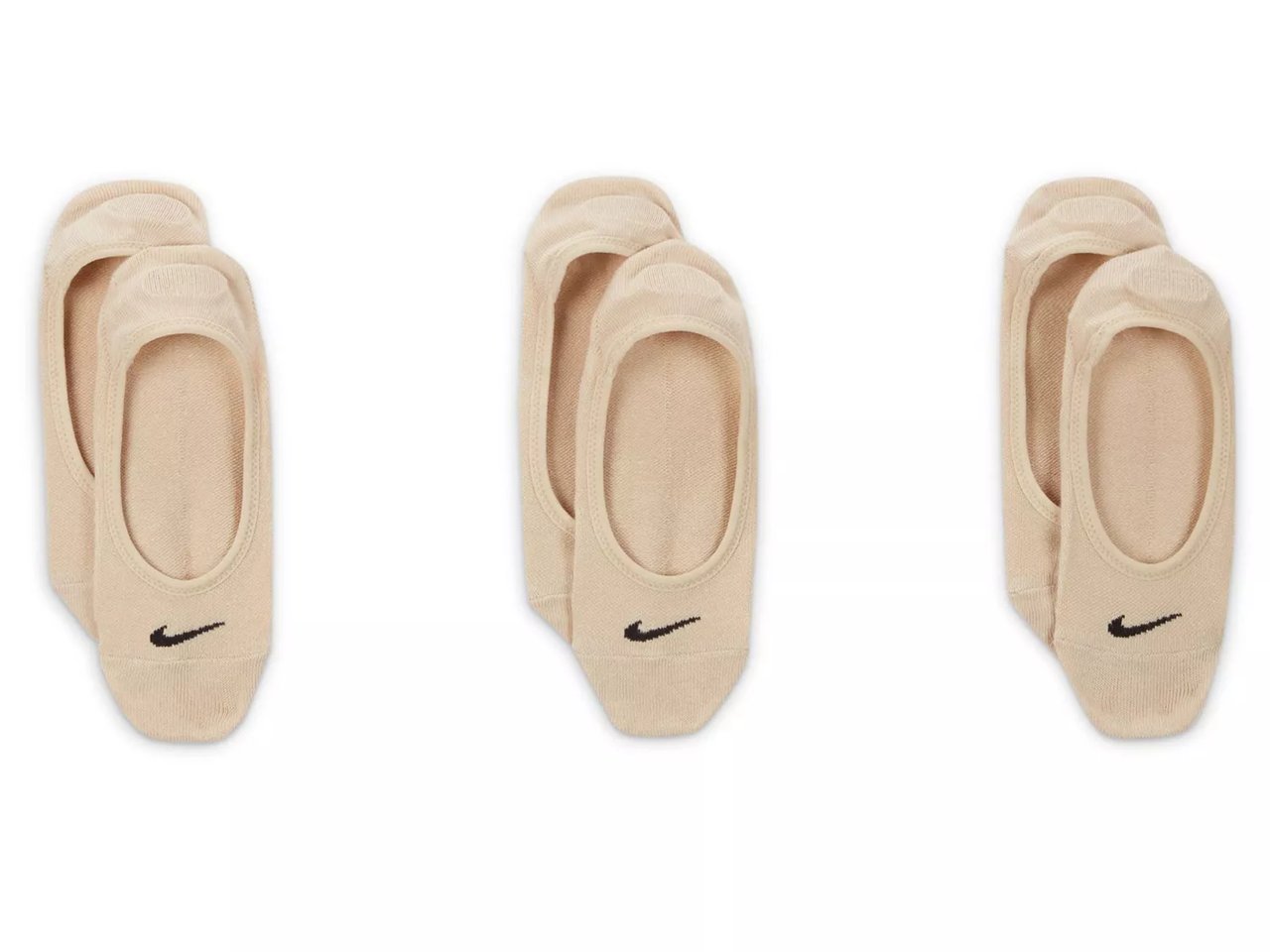 Performance Cotton Women's No Show Liners - 3 Pack