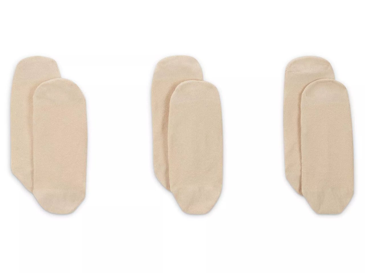 Performance Cotton Women's No Show Liners - 3 Pack