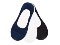 Basic Men's No Show Liners - 3 Pack Navy view