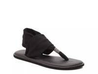 Yoga Sling Flat Sandal Black view
