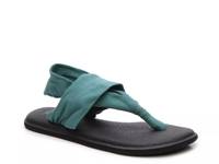Yoga Sling Flat Sandal Teal view