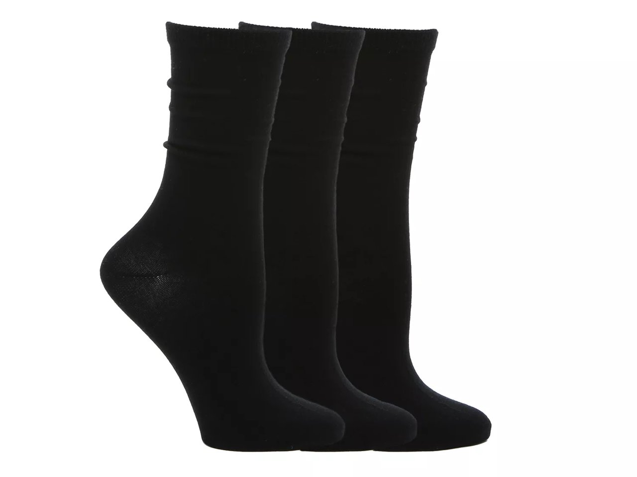 Solid Women's Crew Socks - 3 Pack