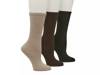 Solid Women's Crew Socks - 3 Pack Dark Brown view