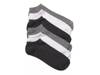 Basic Women's No Show Socks - 6 Pack Black/White/Grey view