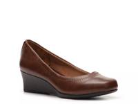 Groovy Wedge Pump Cognac view
