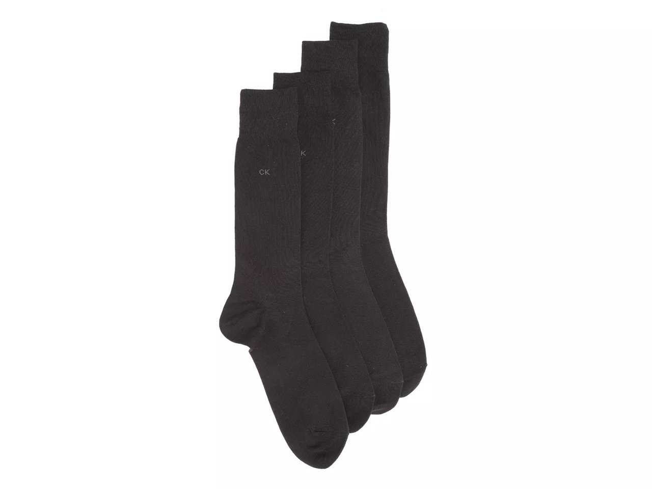 Solid Men's Crew Socks - 4 Pack