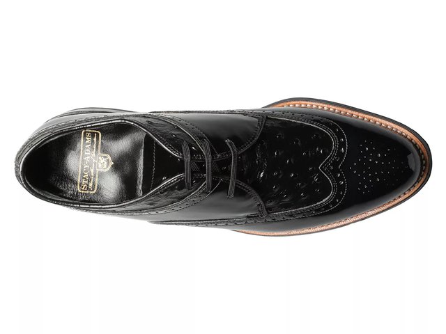Stacy Adams Dayton ostrich wingtip Oxford 00375 05 Burgundy Dayton Wingtip Oxford - GQ Gentlemen main image 2