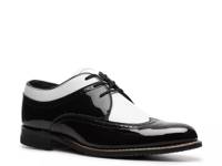 Dayton Wingtip Oxford White/Black Patent Leather view