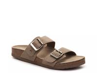 Brando Sandal Taupe Faux Suede view