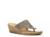 Beachball Espadrille Wedge Sandal Gold Metallic view