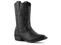 Ranch Cowboy Boot - Kids' Black view