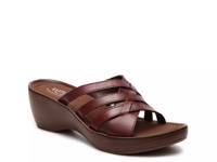 Poppy Wedge Sandal - Women's Mahogany view