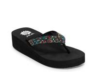 Africa Wedge Sandal Black/Multicolor view