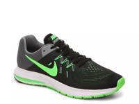 Zoom Winflo 2 Lightweight Running Shoe - Men's Black/Green/Grey view