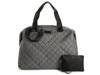 Quilted Weekender Bag Grey view