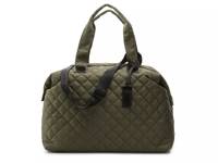 Quilted Weekender Bag Olive view