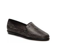 Betunia Loafer Black Embossed Faux Leather view