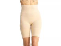 SlimMe Women's High Waisted Shaping Short Cream view