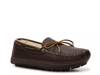 Sheepskin Lined Moose Slipper - Men's Dark Brown/Tan view