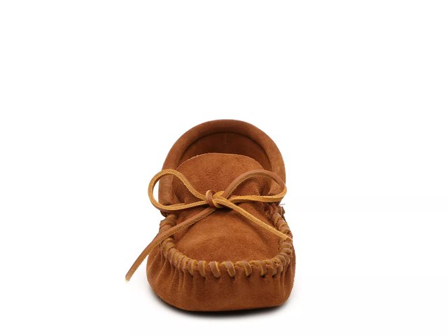 Leather Laced Softsole Slipper - Men's