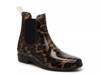 Tally Rain Boot Black/Brown Leopard Print view