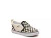 Asher Checkers Slip-On Sneaker - Kids' Black/White view