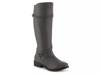 Harley Extra Wide Calf Riding Boot Grey view