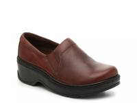 Naples Work Clog Dark Brown Leather view