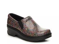 Naples Work Clog Multicolor Paisley Patent Leather view