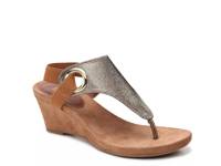 Aida Wedge Sandal Pewter Metallic view