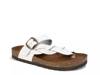 Crawford Flat Sandal White Leather view